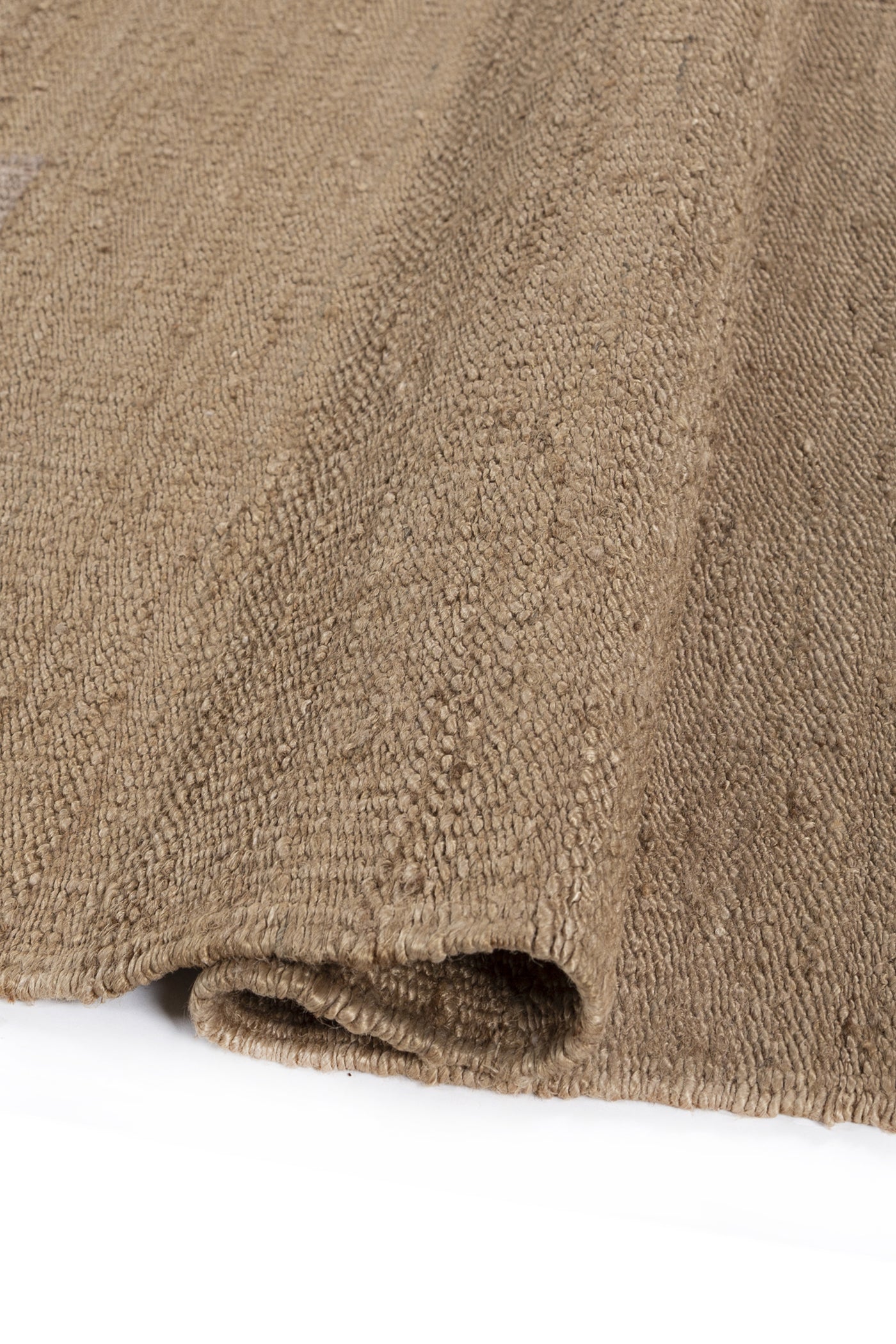 Jaipur Rugs Soft Geometric 5X8 Feet Rug| Oatmeal & Medium Brown Hand Knotted Dhurrie Carpet For Living Room