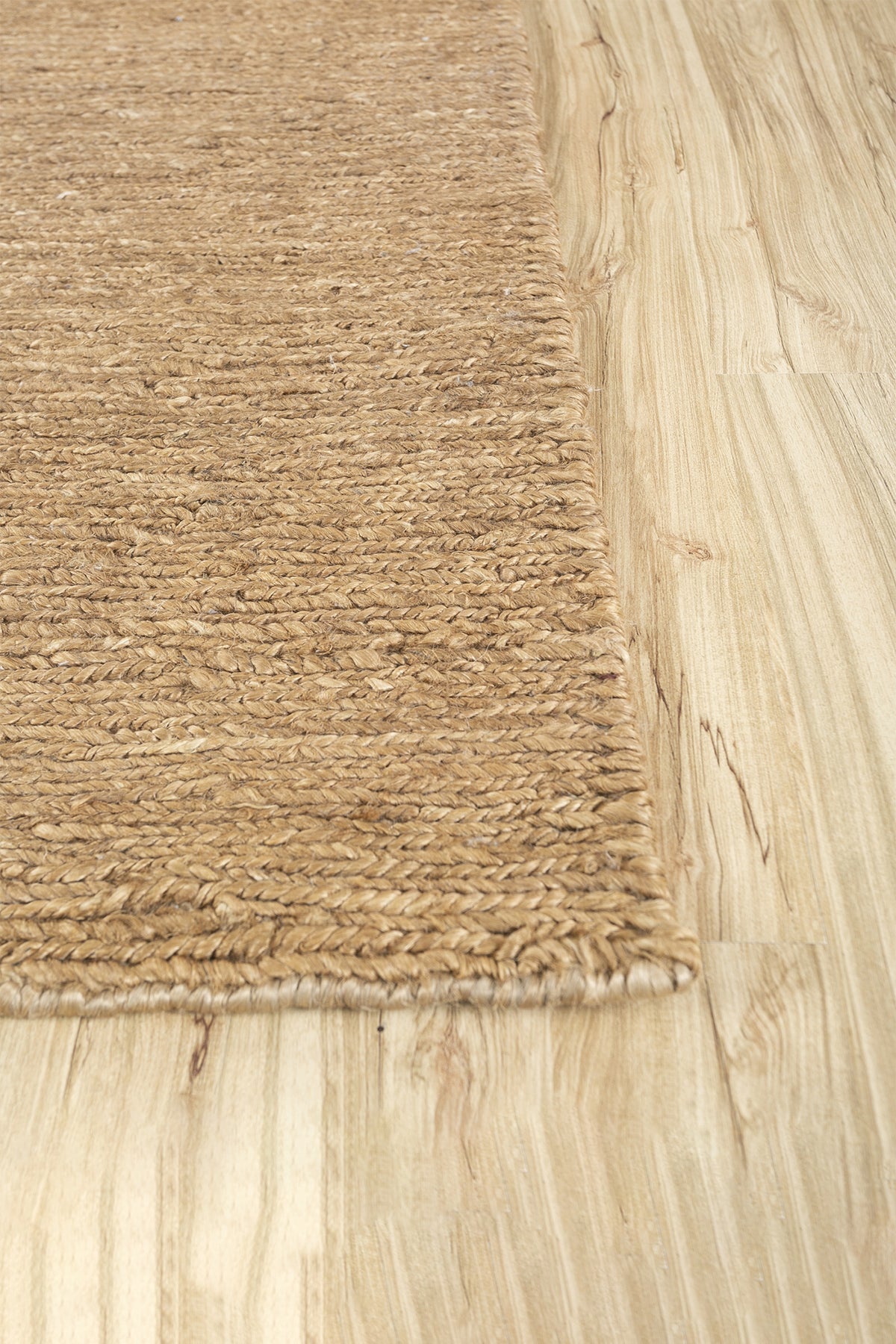 Jaipur Rugs Soft Geometric 6X9 Feet Rug| Mocha & Cloud White Hand Knotted Dhurrie Carpet For Living Room
