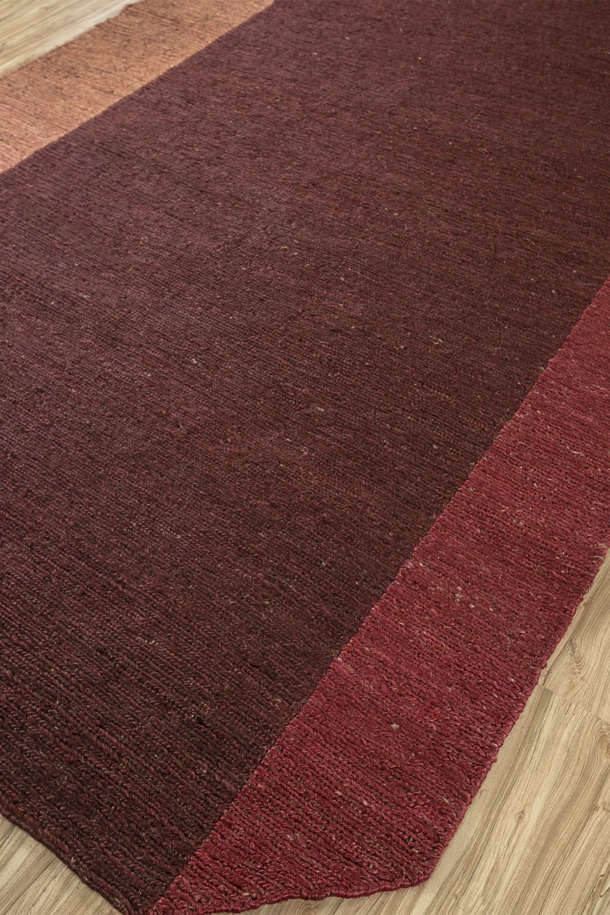 Jaipur Rugs Soft Geometric 6X9 Feet Rug| Tibetan Red & Autumn Leaf Hand Knotted Dhurrie Carpet For Living Room