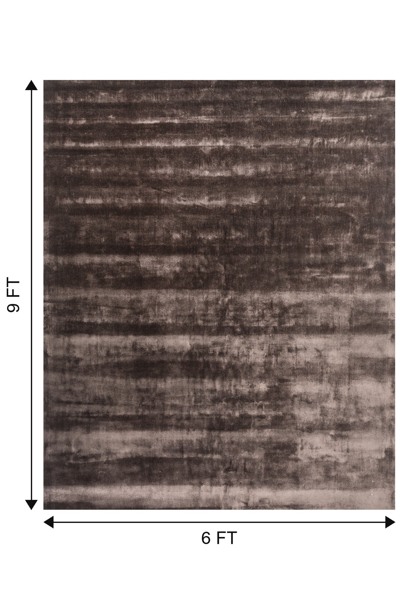 Jaipur Rugs Soft Abstract 6X9 Feet Rug| Mahogany Hand Tufted Rug Carpet For Living Room