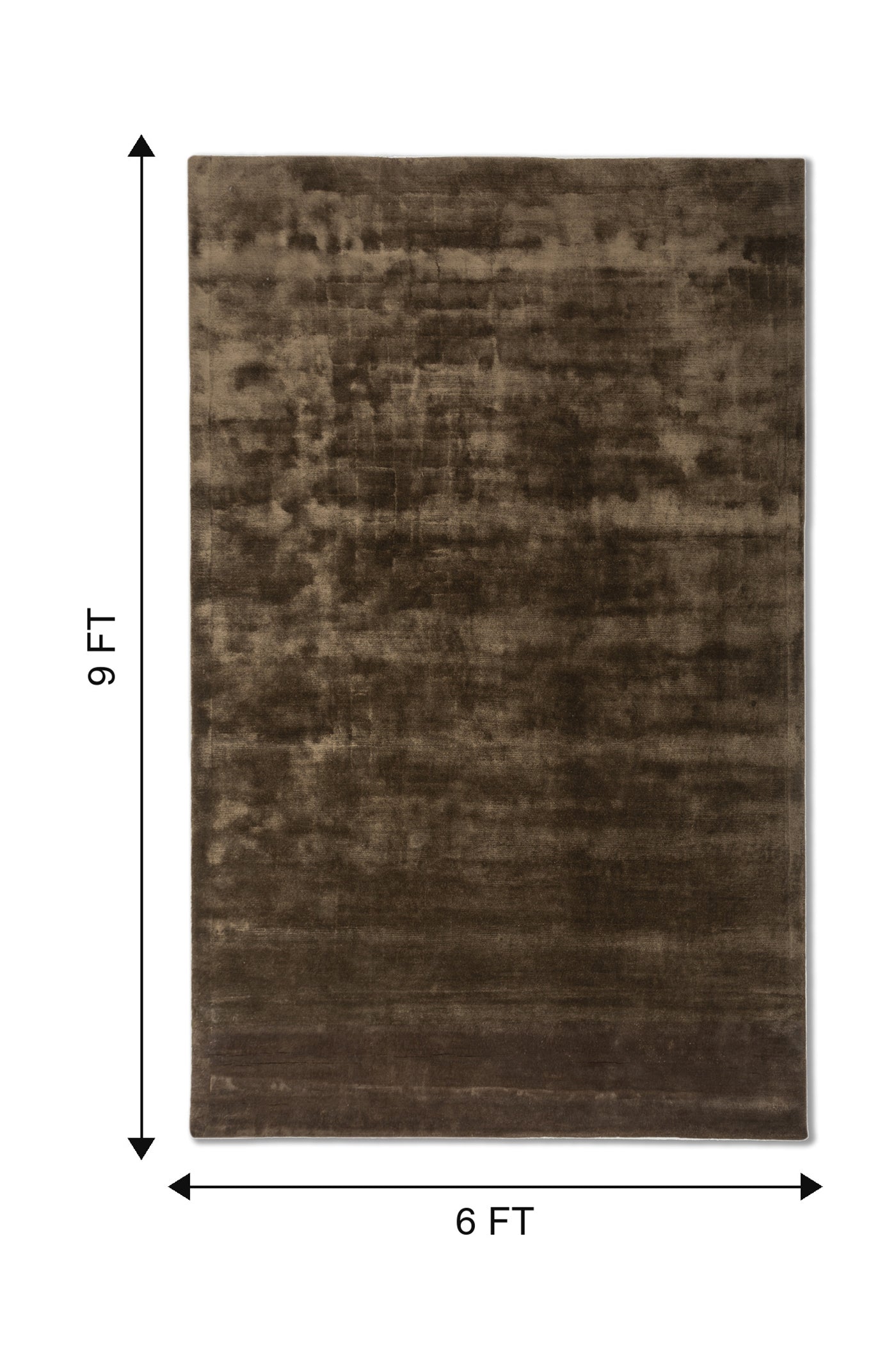 Jaipur Rugs Soft Abstract 6X9 Feet Rug| Tobacco Hand Tufted Rug Carpet For Living Room