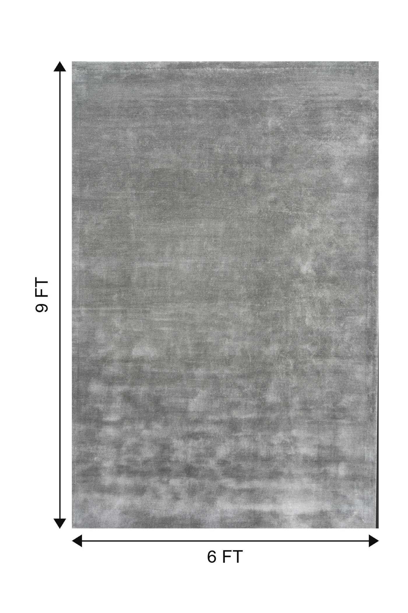 Jaipur Rugs Soft Abstract 6X9 Feet Rug| Blue Haze Hand Tufted Rug Carpet For Living Room