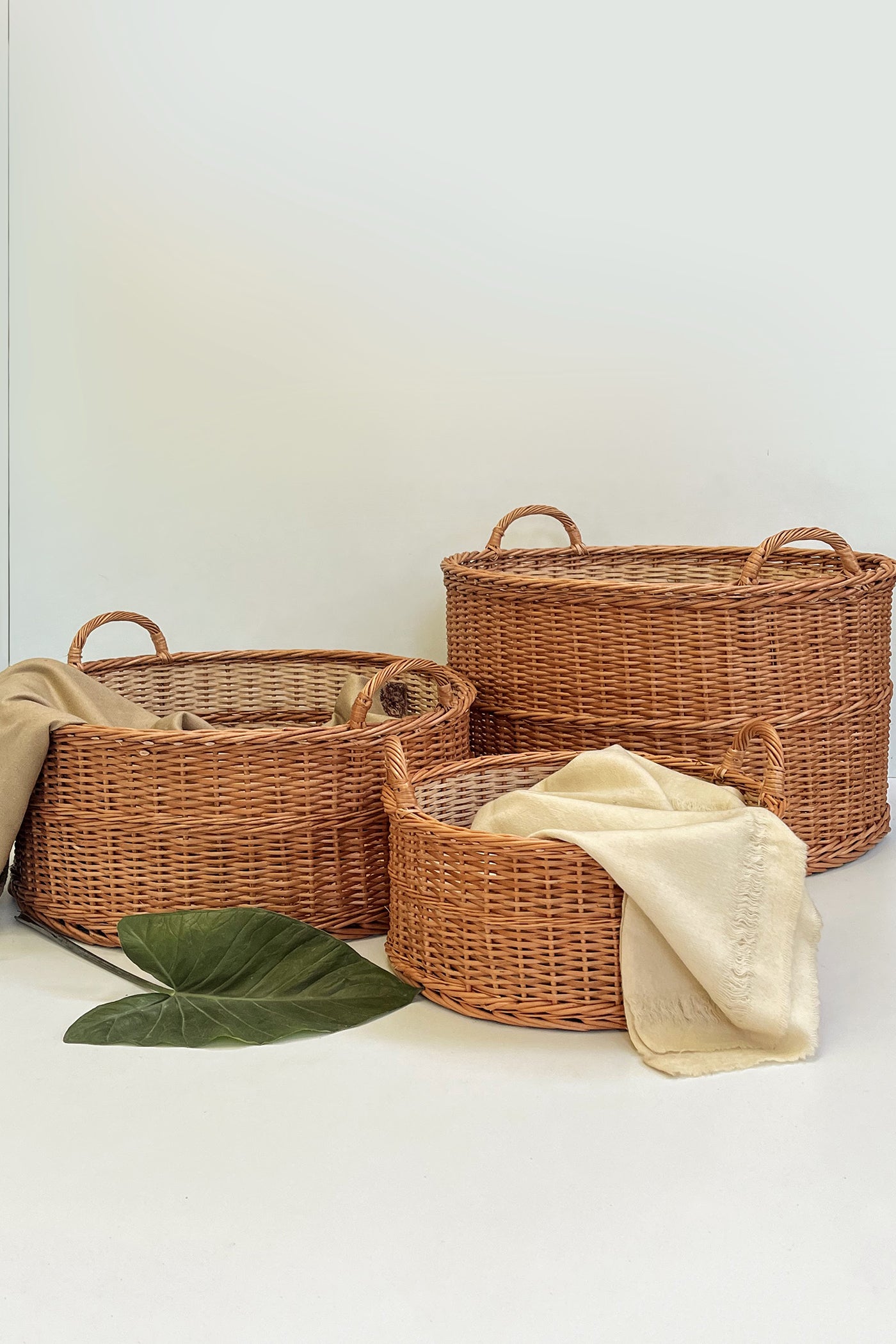 Mianzi Peony Basket (Large)