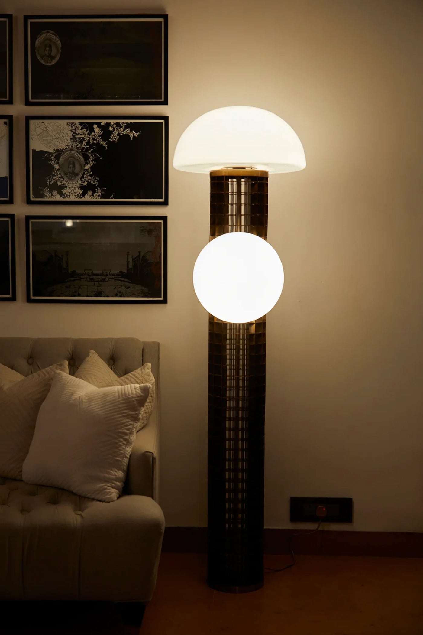 SOL Pillar & Dome - Floor Lamp