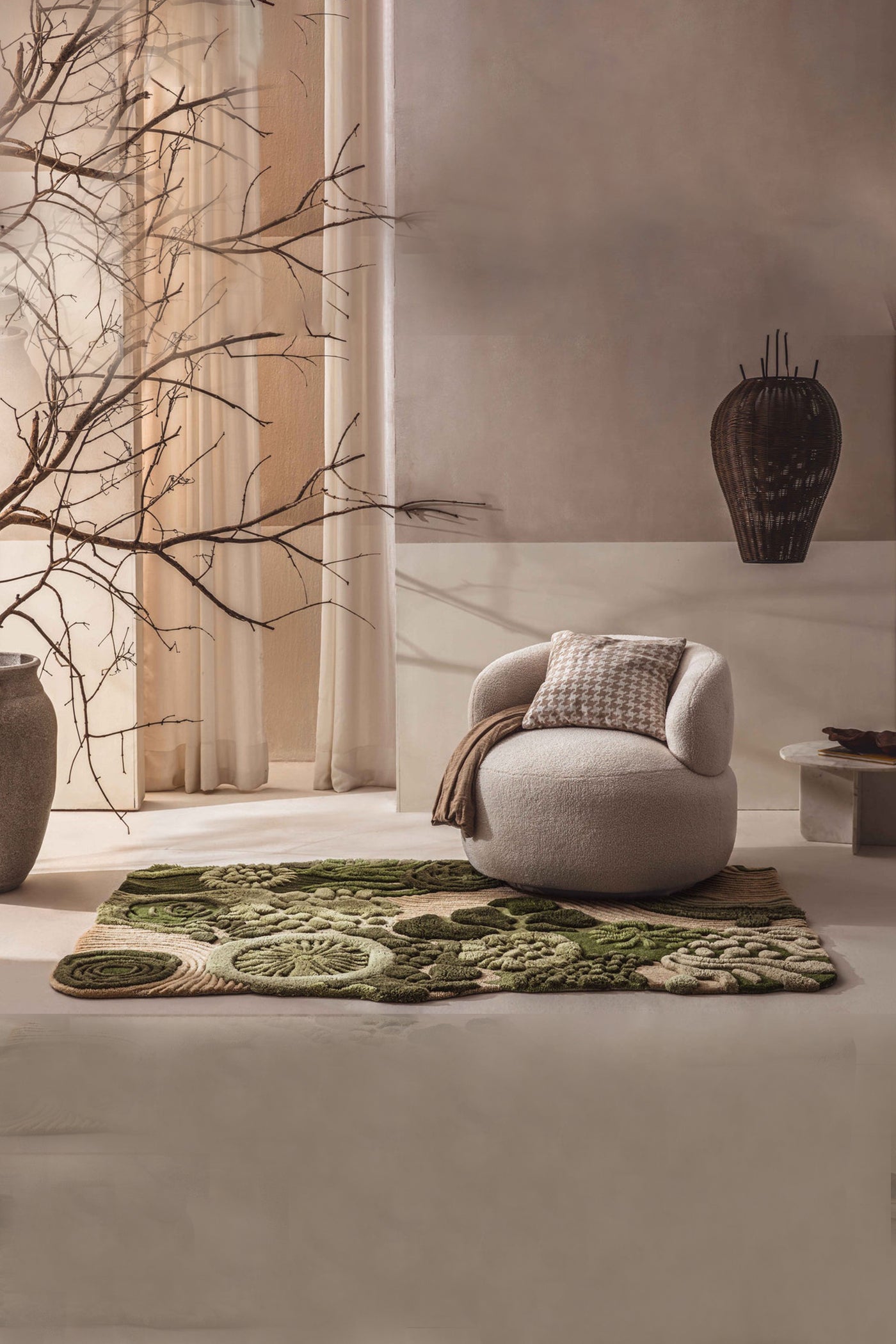 Velvet moss Rug