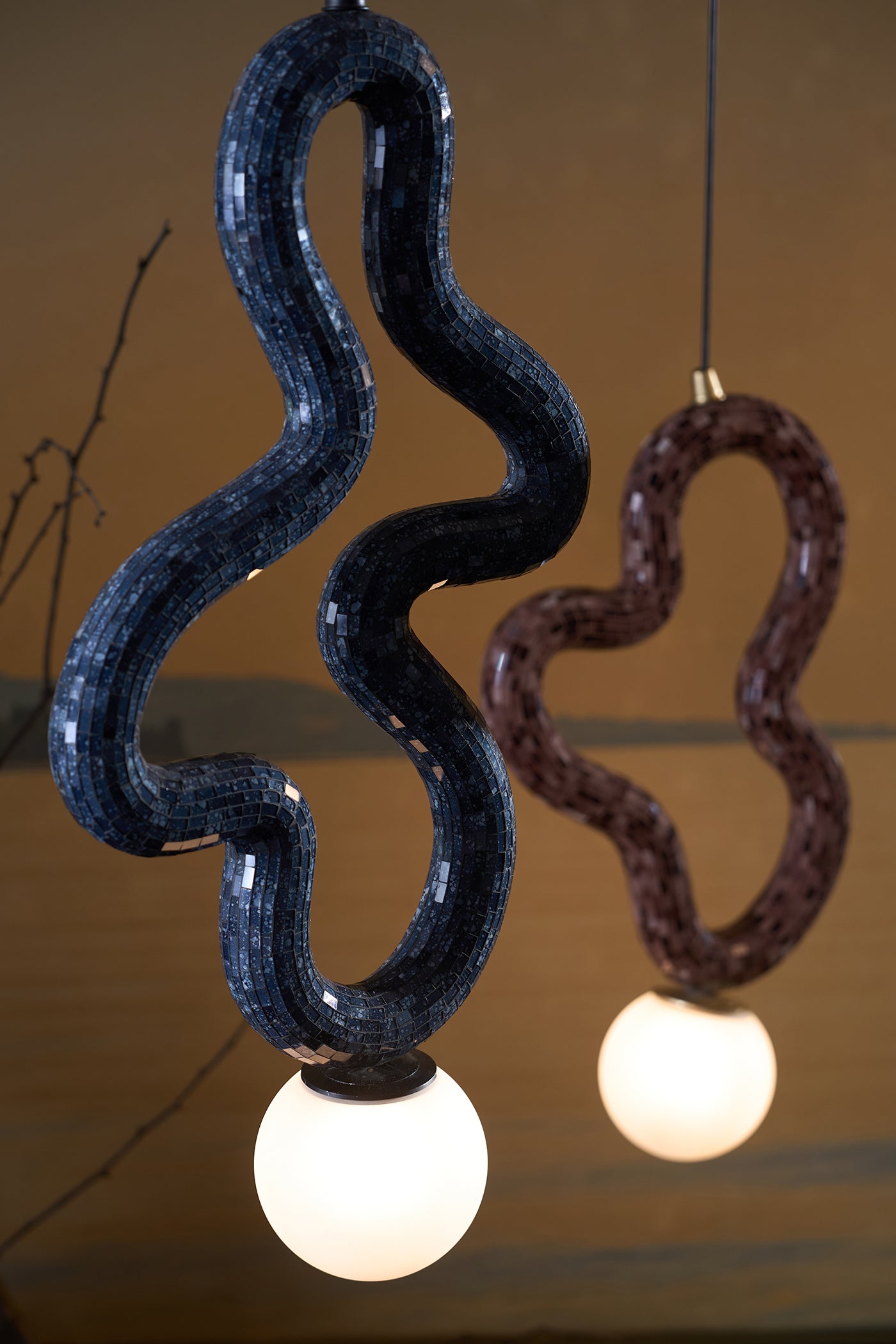 Reva Four Loop Hanging Lamp