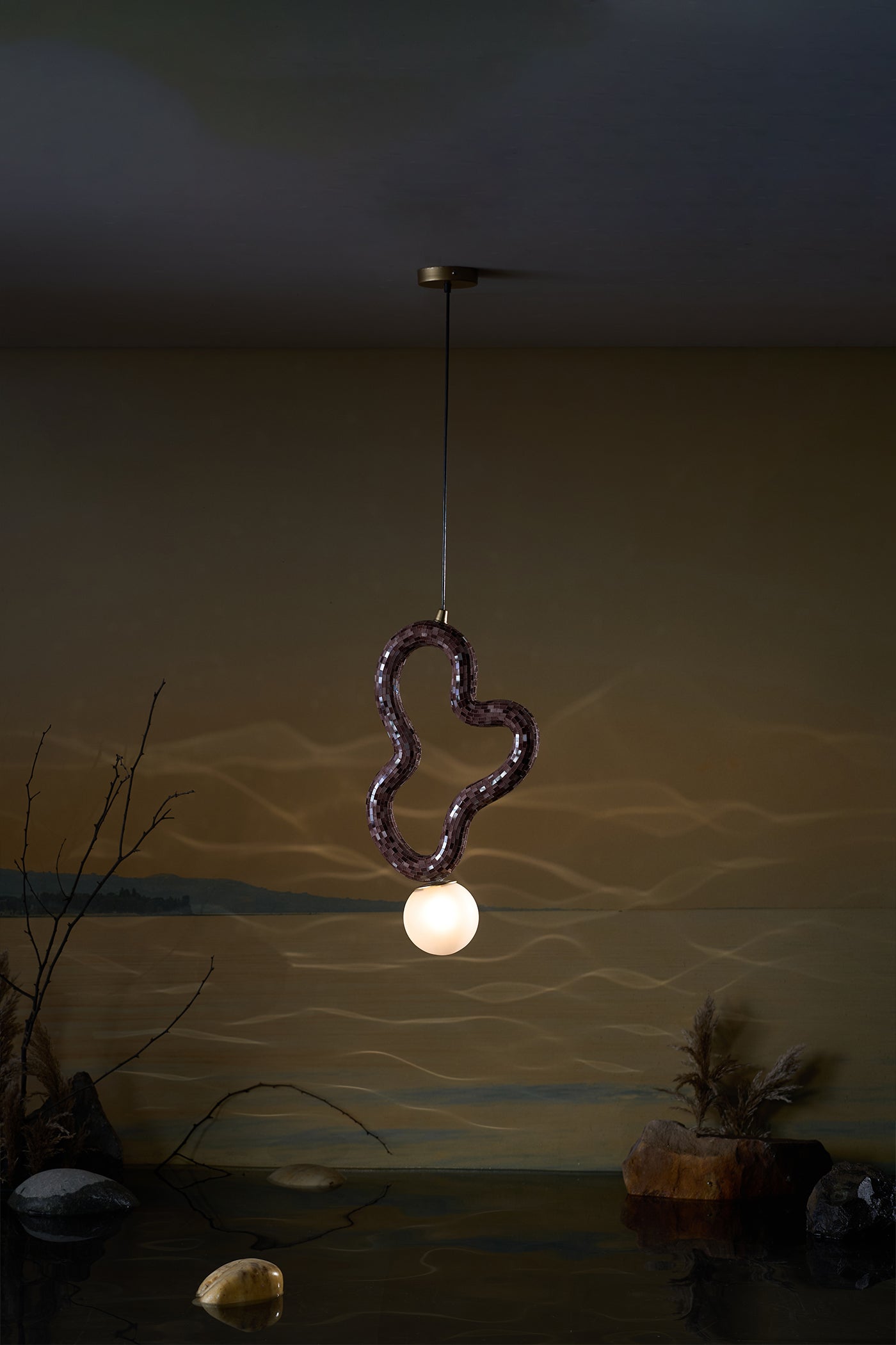 Reva Three Loop Hanging Lamp