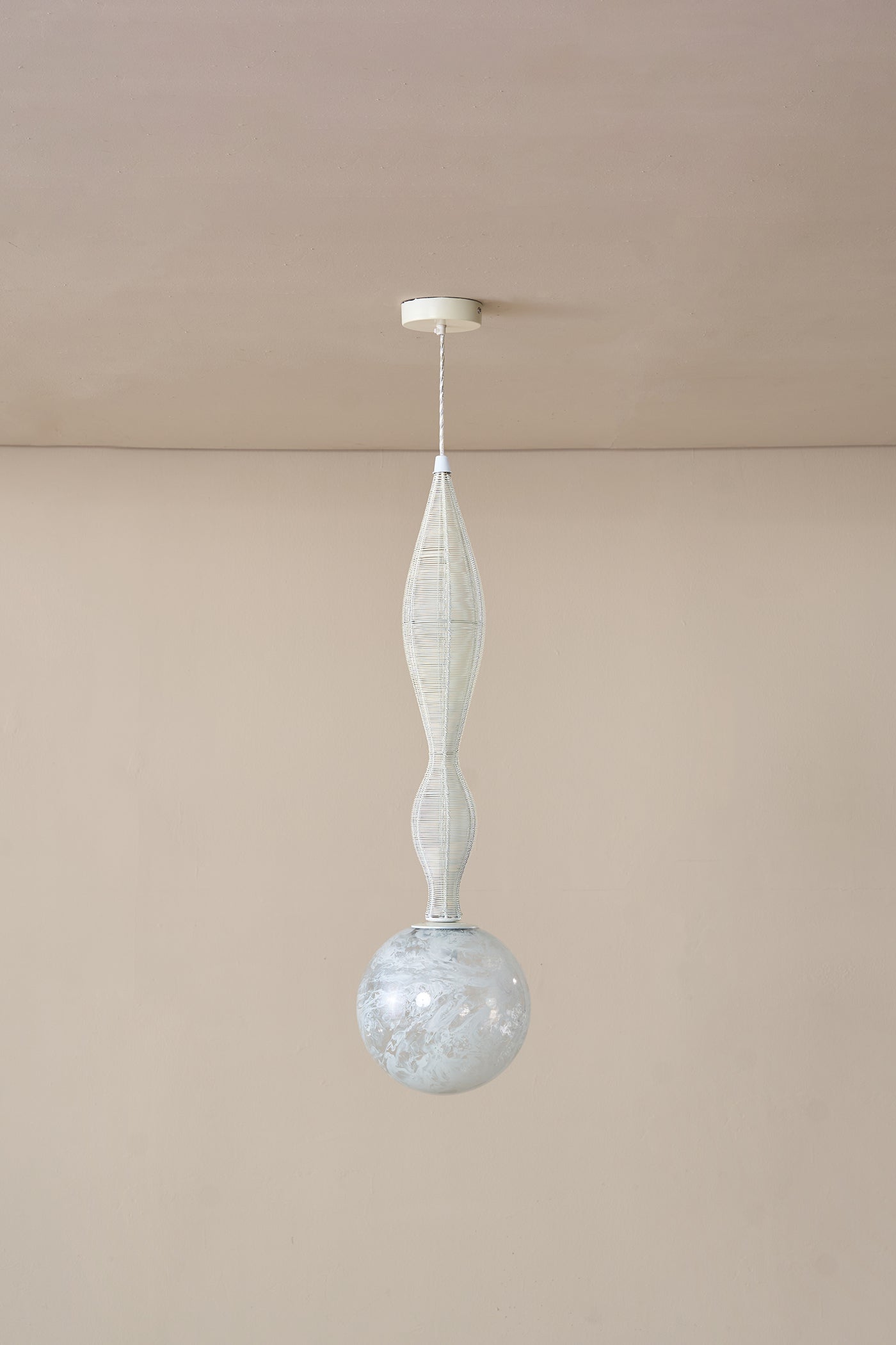 Dawn Small White Hanging Lamp