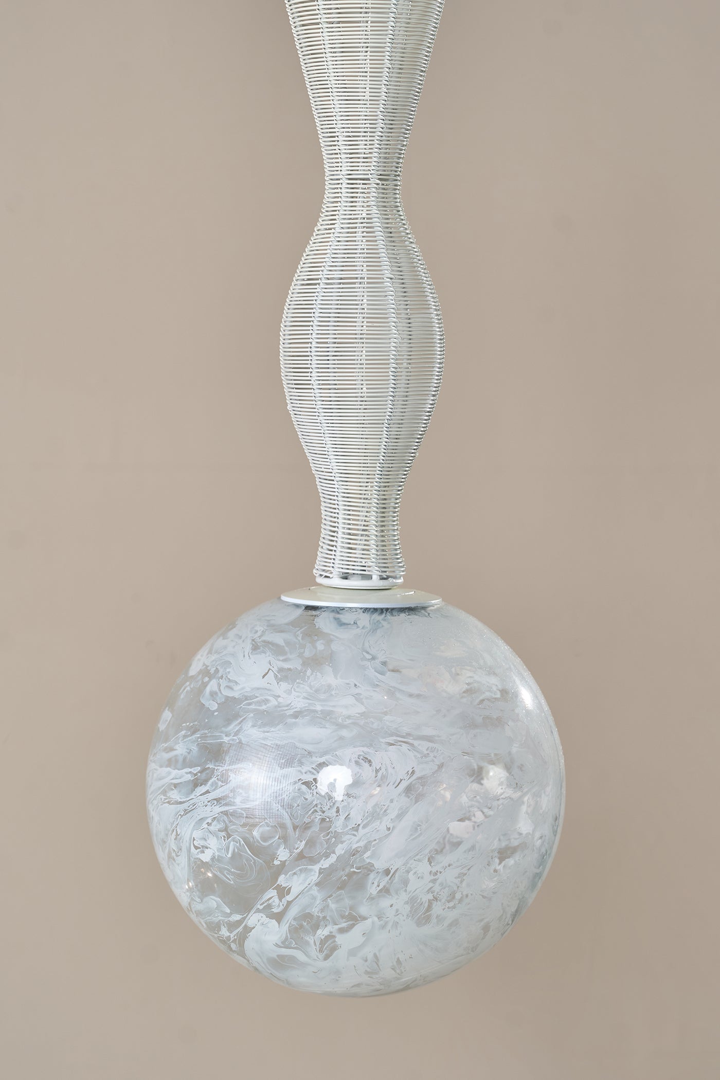 Dawn Small White Hanging Lamp