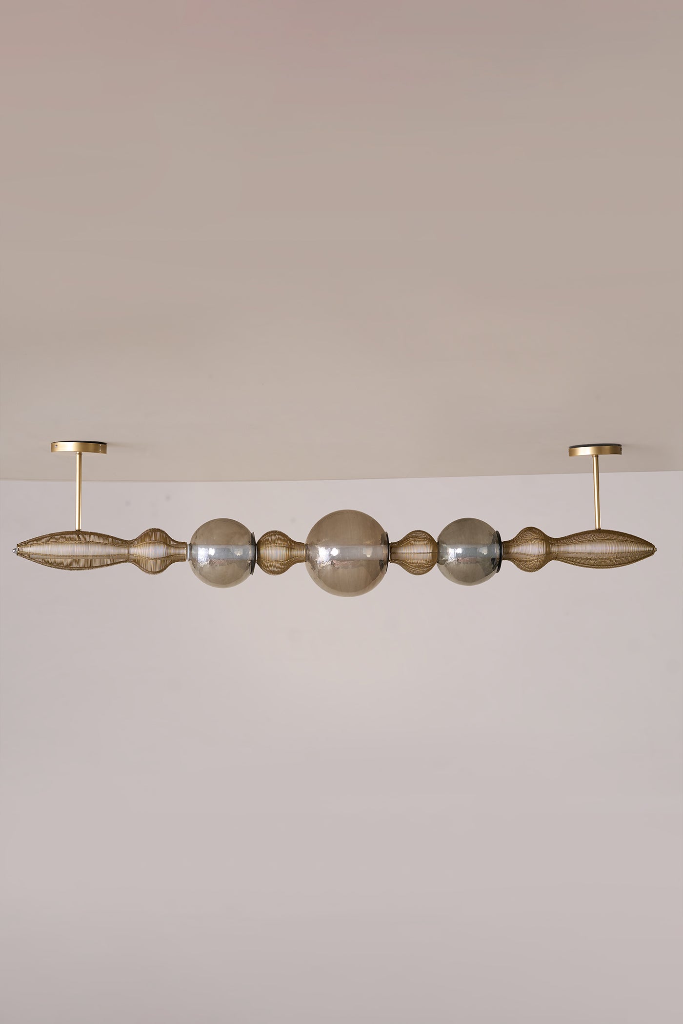 Dawn Gold Horizontal Chandelier