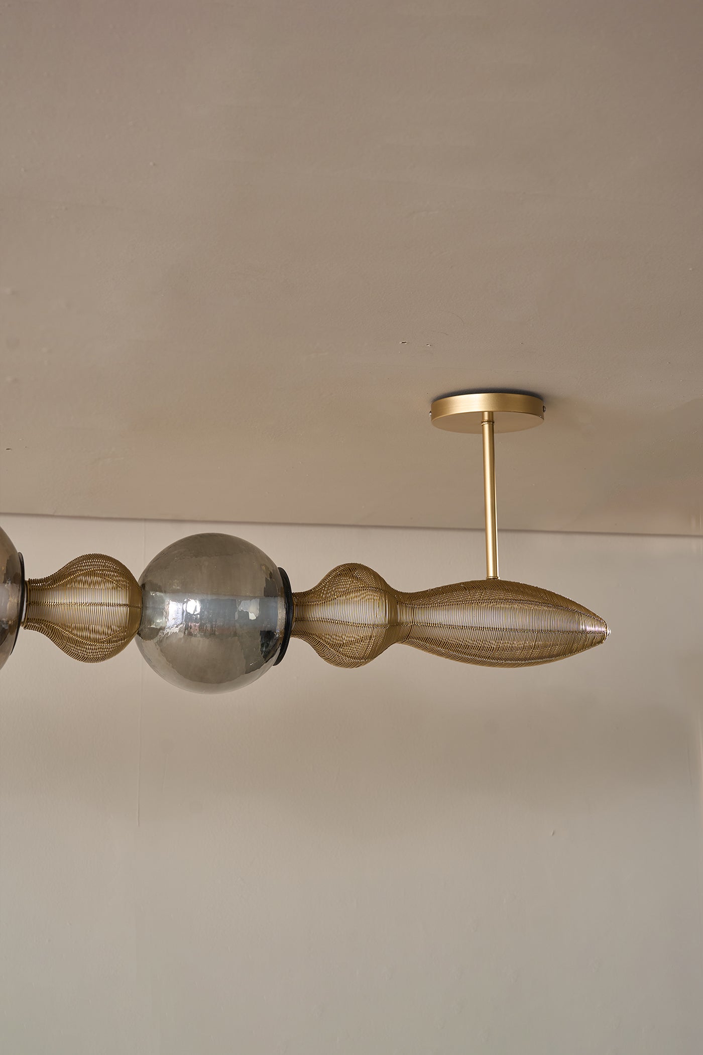 Dawn Gold Horizontal Chandelier