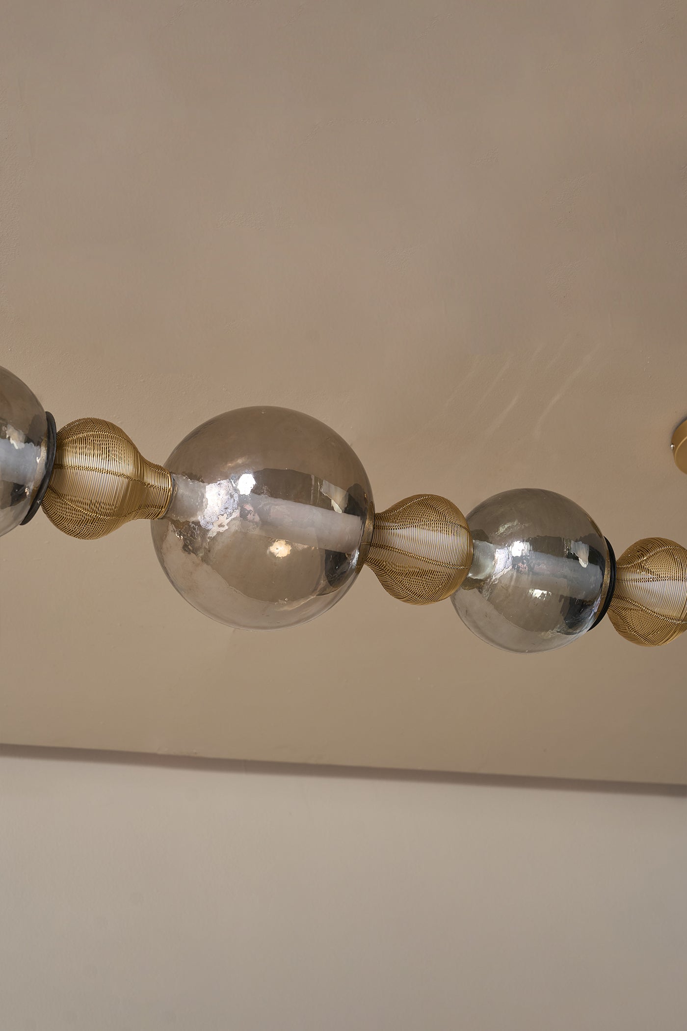 Dawn Gold Horizontal Chandelier