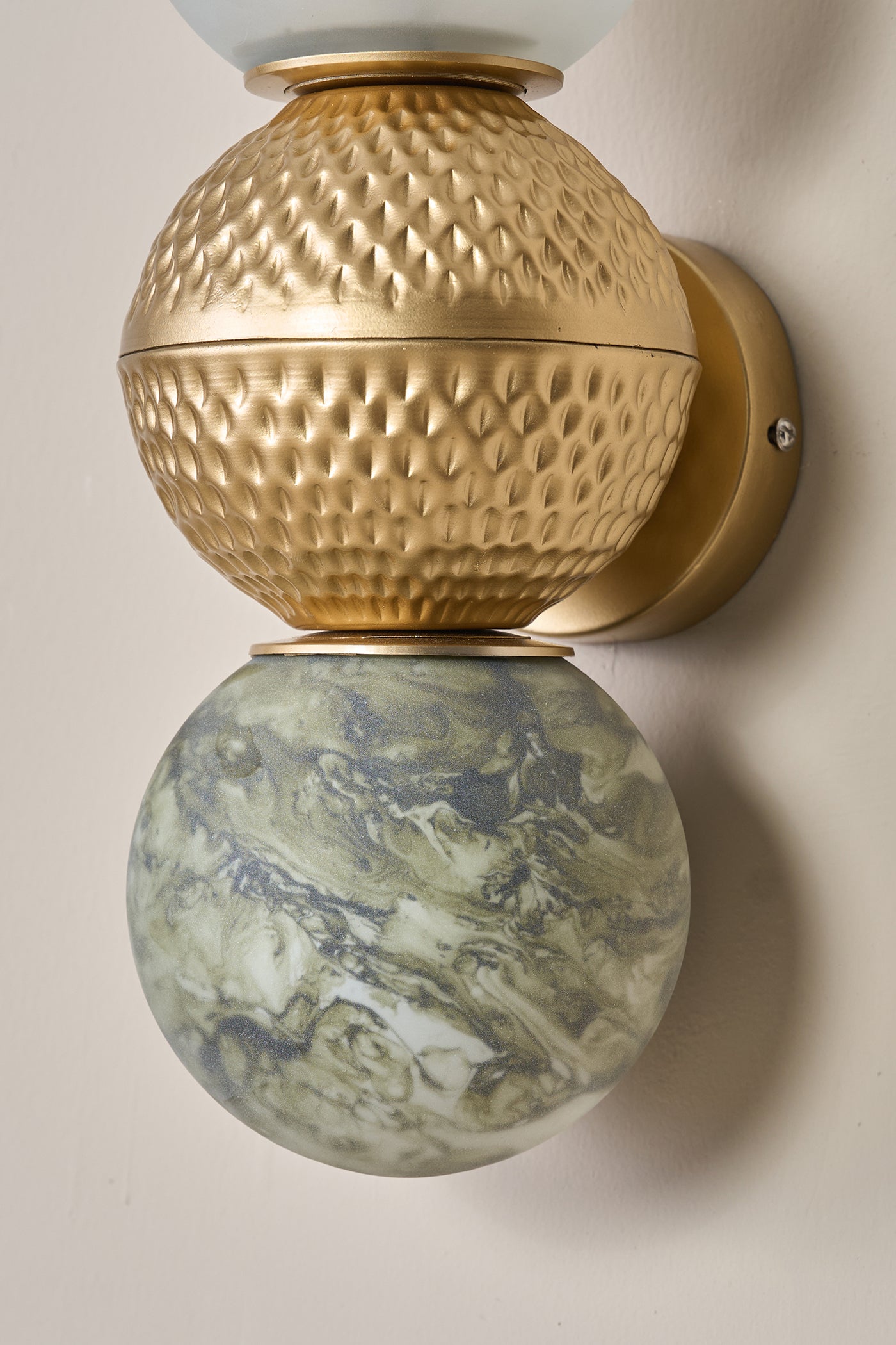 Lagori Gold Marble Painting Wall Lamp