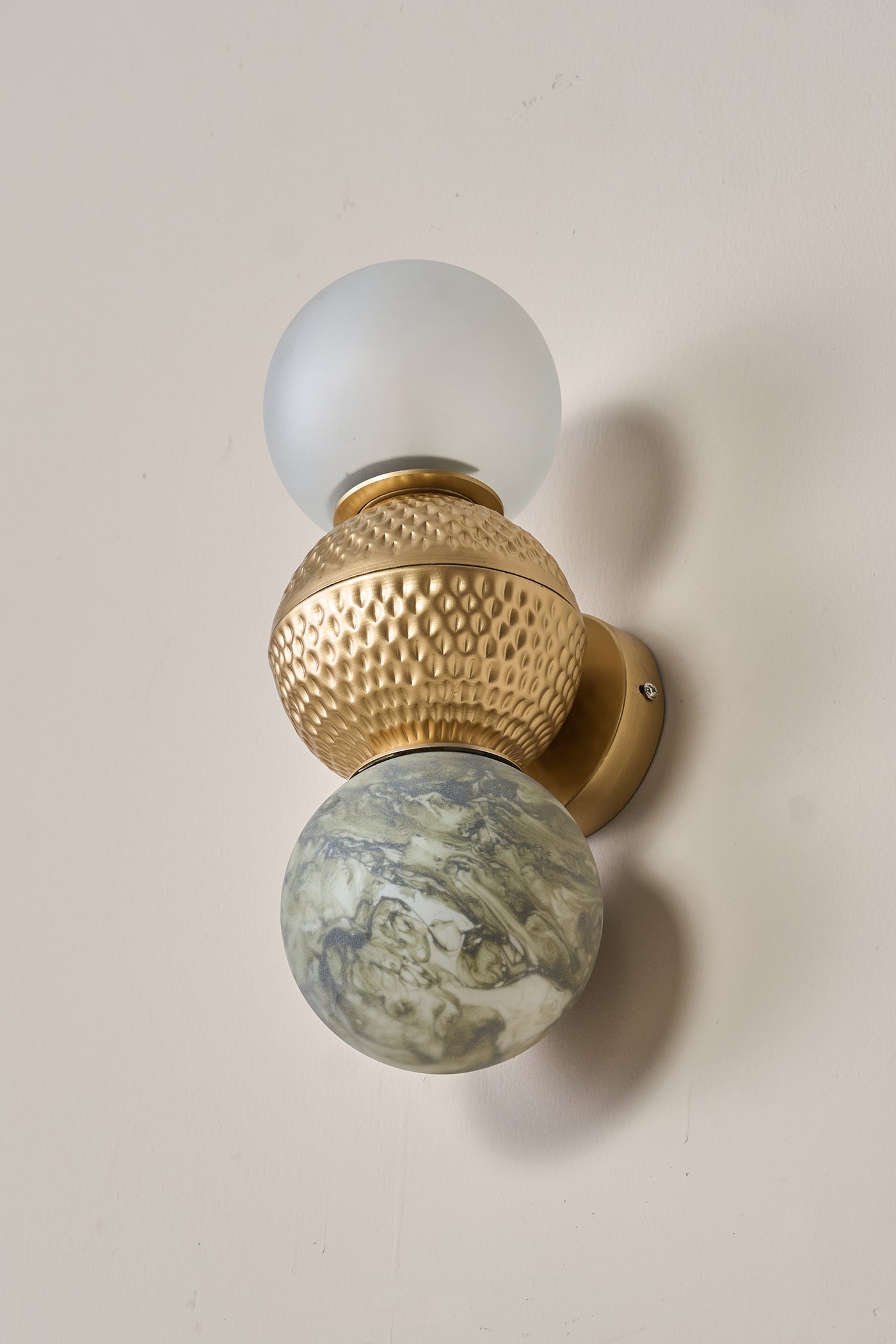Lagori Gold Marble Painting Wall Lamp