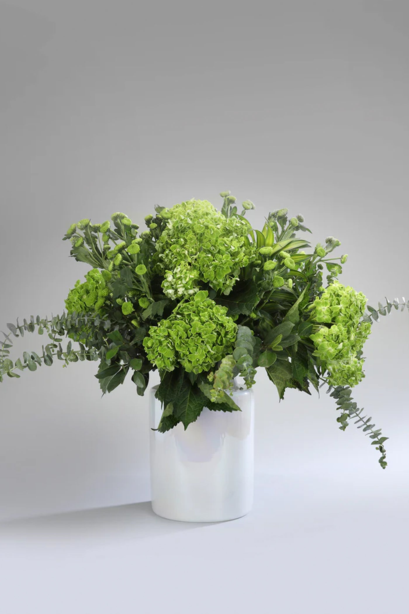 White Tumbler Vase